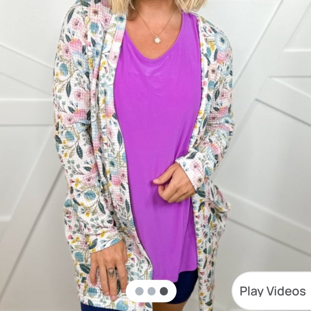 Floral Women's Cardigan